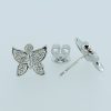 Pre-Owned Butterfly Diamond Stud Earrings - Image 2