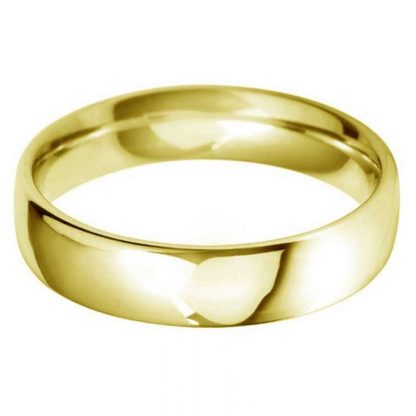 Madrid 18ct Gold 5.0mm Wedding Band