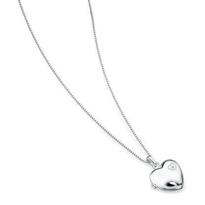 D for Diamond Locket Necklace - Image 3
