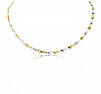 9ct White & Yellow Gold Necklace