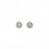 Petite Topaz & Diamond Stud Earrings - Image 2