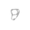 Behold White Topaz & Diamond Silver Ring - Image 2
